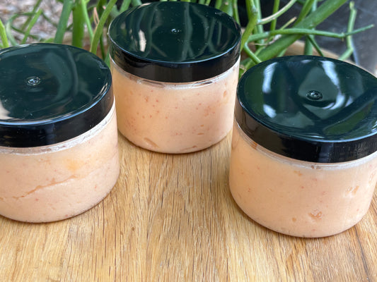 Sugar Scrub - Orange Blossom Scent with Mango Butter and Jojoba Oil Beads