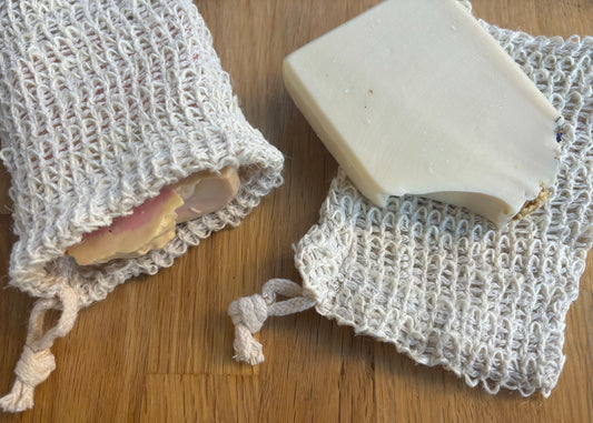 Loofah-like Soap Bag